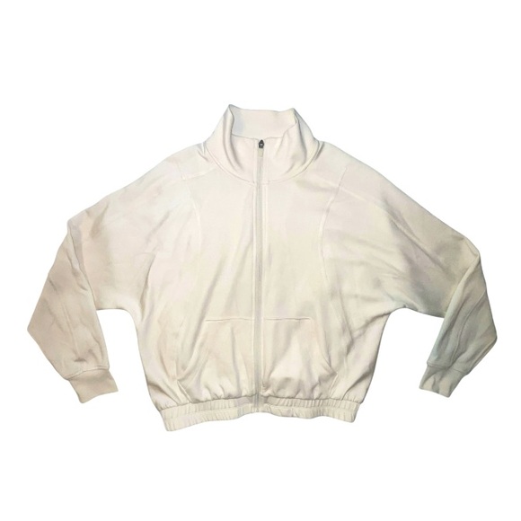 Danskin Jackets & Blazers - Danskin Full Zip Athletic Jacket Off White Color Size Medium